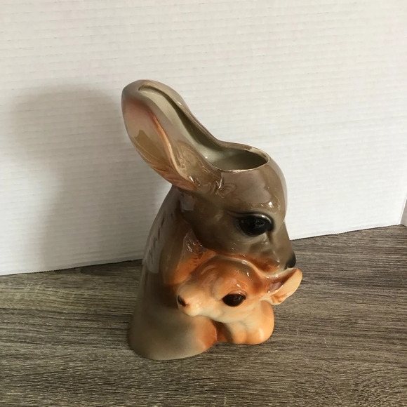 Vtg Royal Copley Doe and Fawn - Picture 2 of 12